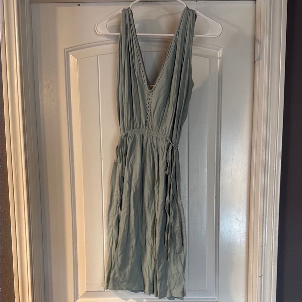 Synergy Organic Clothing Green V-Neck Sundress